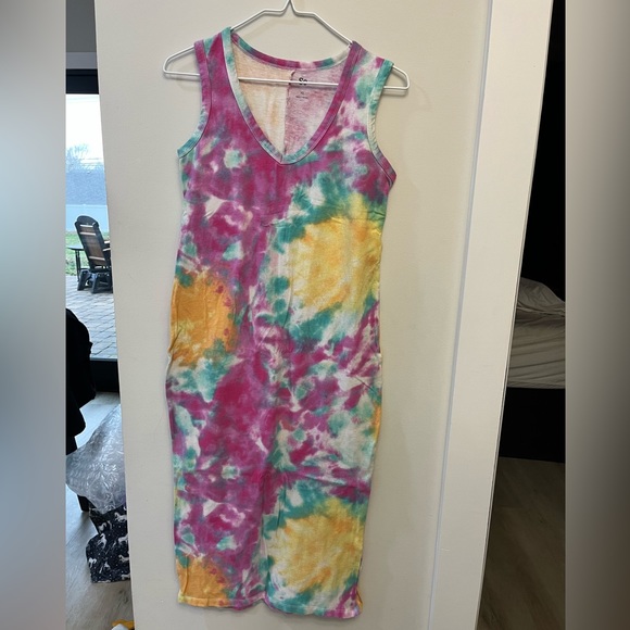 SO Tie Die Maxi Dress XS - Picture 1 of 5